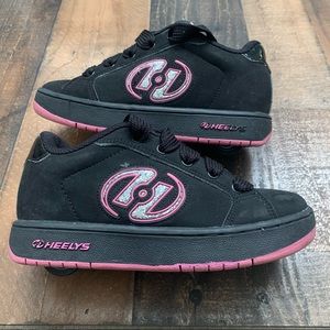 Heelys Pink/Black Girls Sz 3